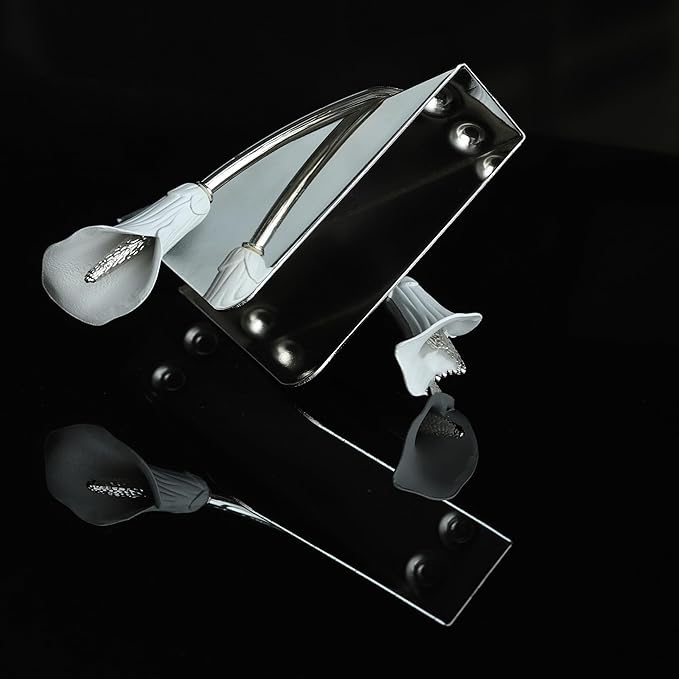 Luxurious Napkin Holder for Table – Silver Iron Upright Napkin Dispenser for Paper Napkins, Napkin Dispenser for Kitchen Dining, Cocktail Picnic Bar Modern Kitchen and Dining Decor﻿