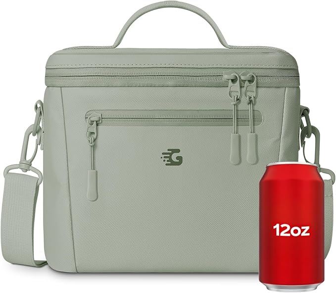 GLORIEROO Insulated Lunch Box Bag Women - Waterproof Leakproof Lightweight Reusable Cooler for Work Picnic