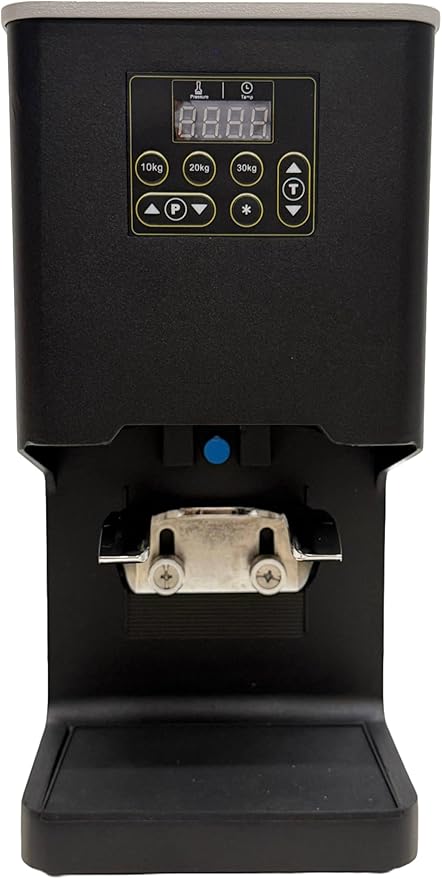 Electronic Automatic Espresso Tamper, 58mm Coffee Tamper | Multi-Tamp 1-3x Espresso Distribution Tool | Adjustable Pressure 2-38kg Electric Tamper | CE Certified | Home & Commercial Barista Tool