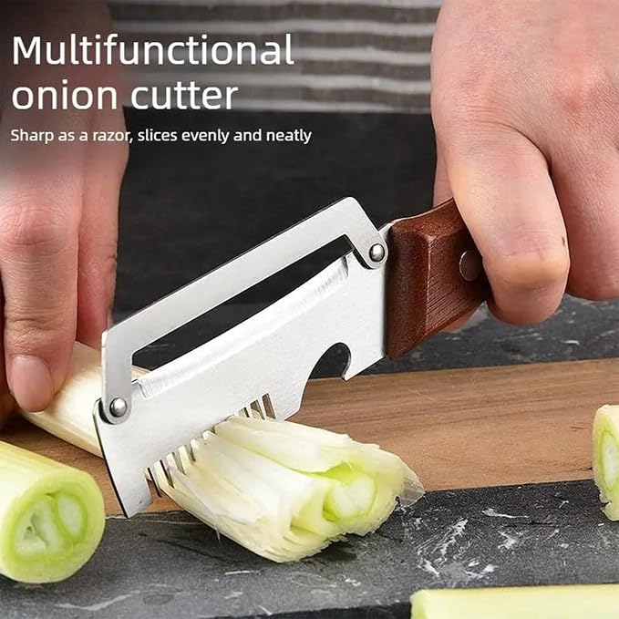 Roselli Wooden-Handled Stainless Steel Shredder And Peeler, Multifunctional Vegetable Peeler, Suitable For Kitchens, Camping, And Travel (2 Peelers)