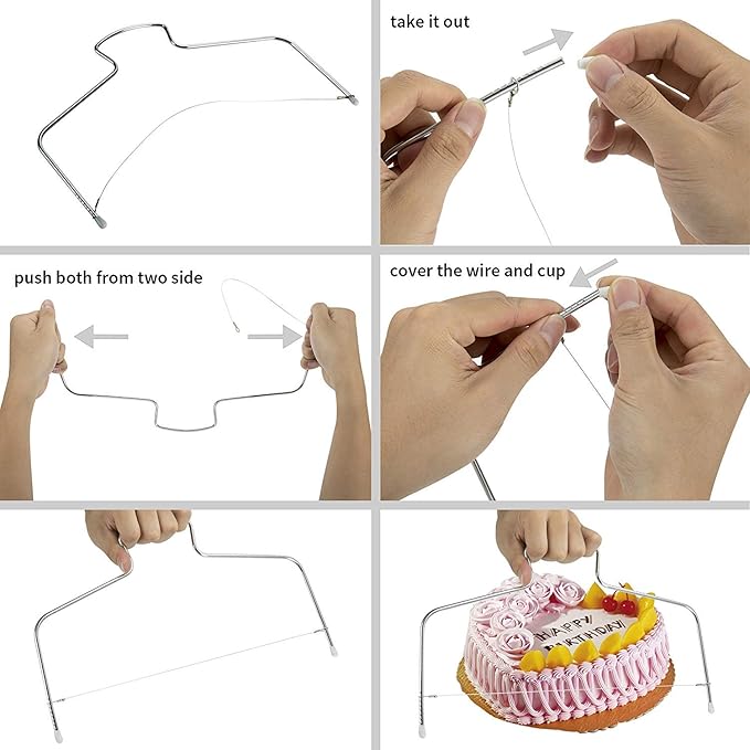 Cake Decorating kit - Cake Turntable and 10 inch Cake Board,2 Icing Spatula 3 Cake Scrapers,Cake Brush,Cake Flower Lifter,Cake Pen,3 Pastry Bags 24 Stainless Icing Tip 6 Piping Tip Couplers