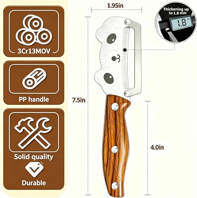 Panda Vegetable Peeler, Stainless Steel Blade Ergonomic PP Handle | Stainless steel blade peels potatoes, apples, carrots & cucumbers; ergonomic PP grip, panda design for home kitchen cooking