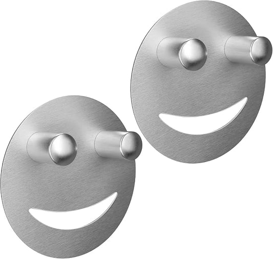 Semcide Sponge Holder, Stainless Steel Sink Caddy w/Suction Cup Installation, Sponge Organizer for Kitchen/Bathroom Sink, Self Draining, Dishwasher Safe for Holding Sponges, Silver(2-Pack)