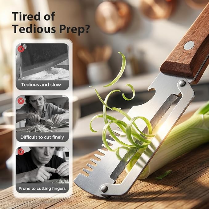 Multi-Functional Vegetable Peeler for Kitchen, 2026 Upgraded Stainless Steel Peeler, Durable Wooden Handle Peeler for Home Kitchen, Professional Kitchen Tool for Chefs Fruits (3PCS)