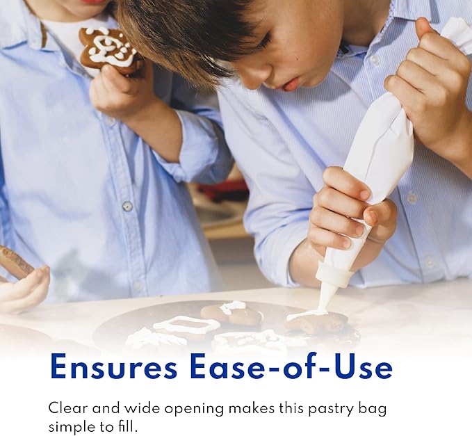 New Star Foodservice 10 Inch Bakery-Grade Plastic Pastry Bag, Reusable Cake Decorating and Piping Bag