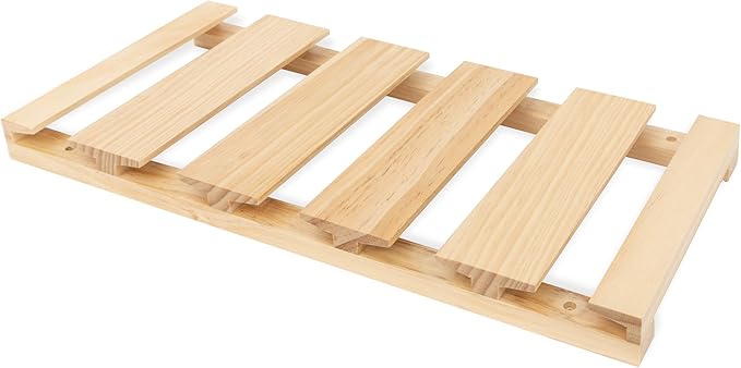 Rustic State Eze Stemware Glass Rack Under Cabinet Easy to Install Hanging Bar Glass Rack 21.6 Inch by 10 Inch Natural Wood
