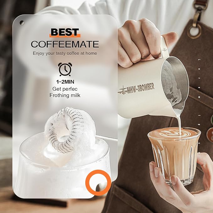 Milk Frother Rechargeable Handheld Electric Whisk Coffee Frother Mixer with 2 Stainless whisks 3 Speed Adjustable Foam Maker Blender for Coffee Matcha Latte Cappuccino Hot Chocolate（C-Blue）