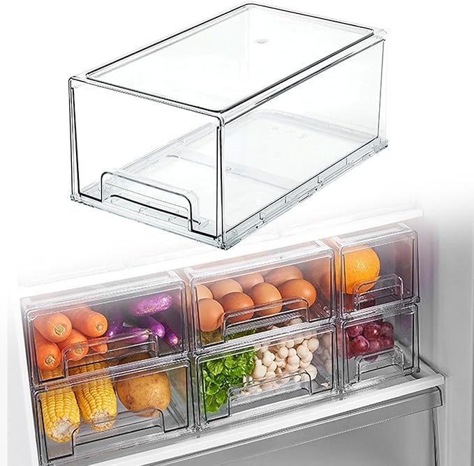 Fresh Food Storage Solution for Refrigerator - Keep Your Produce Organized, Extra Large