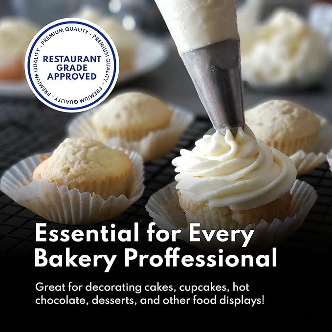 New Star Foodservice 30 Inch Restaurant and Bakery Grade Plastic Pastry Bag, Reusable Cake Decorating and Piping Bag