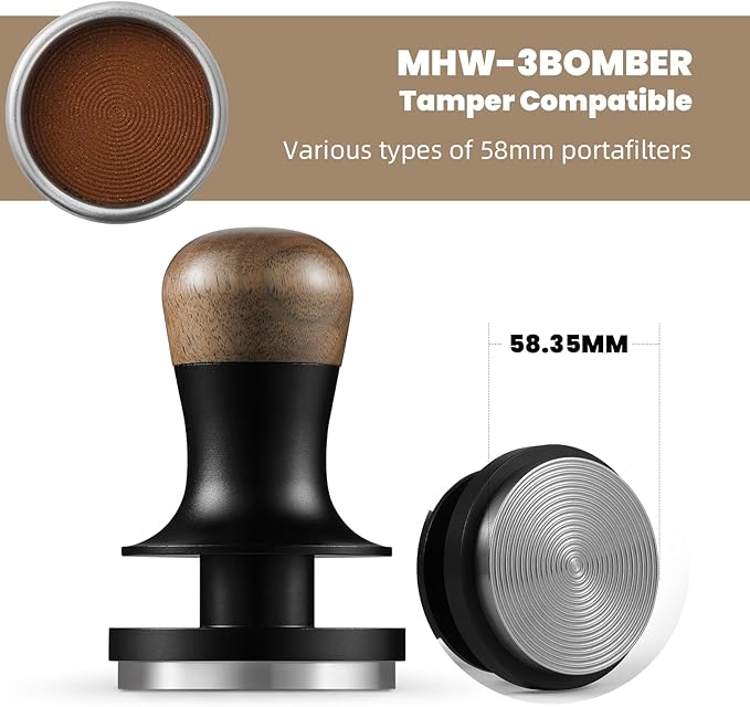 MHW-3BOMBER 58mm Espresso Tamper Kit 58mm Espresso Accessories Set