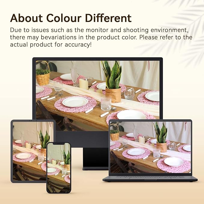 AHHFSMEI Paper Braided Round Placemats Set of 12 Natural Non-Slip Heat Resistant Table Mats for Dining Tables Woven Indoor Outdoor Place mats(Pink)