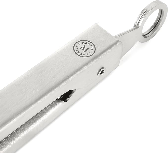 Martha Stewart Richburn 2pc (12" & 9") Tongs Set - Stainless Steel (Pack of 4)