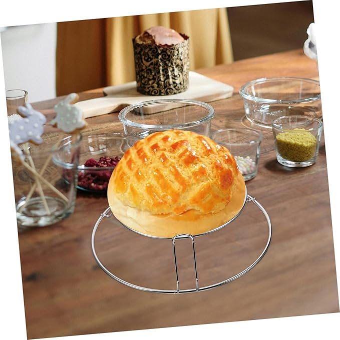OUNONA Stainless Steel Cake Cooling Rack for Baking Bread Cooling Holder Stand Kitchen Baking Rack