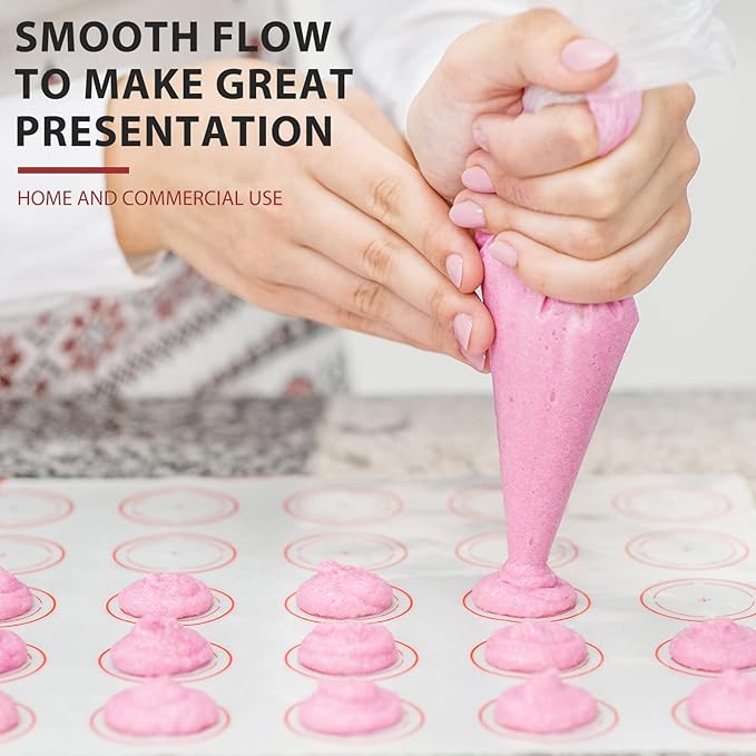 Piping Bags, 100pcs Disposable Small Piping Bags 12 inch, Mini Piping Bags, Pastry Piping Bags for Cream Frosting, Icing Bags for Cake and Dessert Decorations
