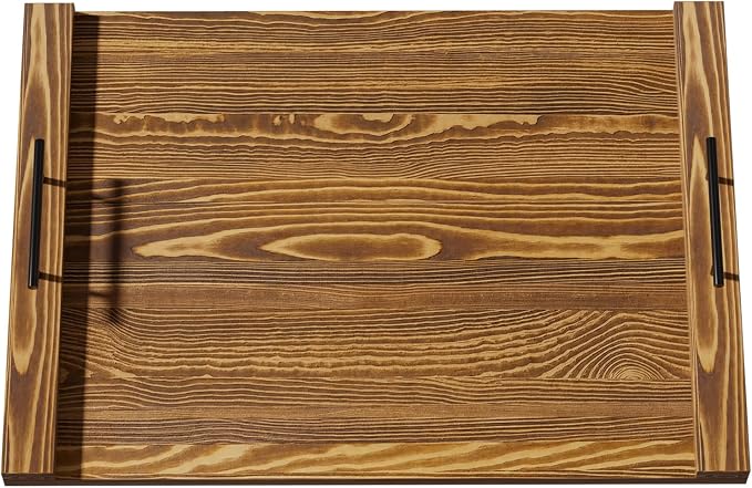 Wooden Stove Top Cover: Noodle Board Stove Cover for Electric and Gas Stove, Farmhouse Kitchen Counter Organizer, Charcuterie Board and Serving Tray with Handles, 30" x 22" x 0.6"