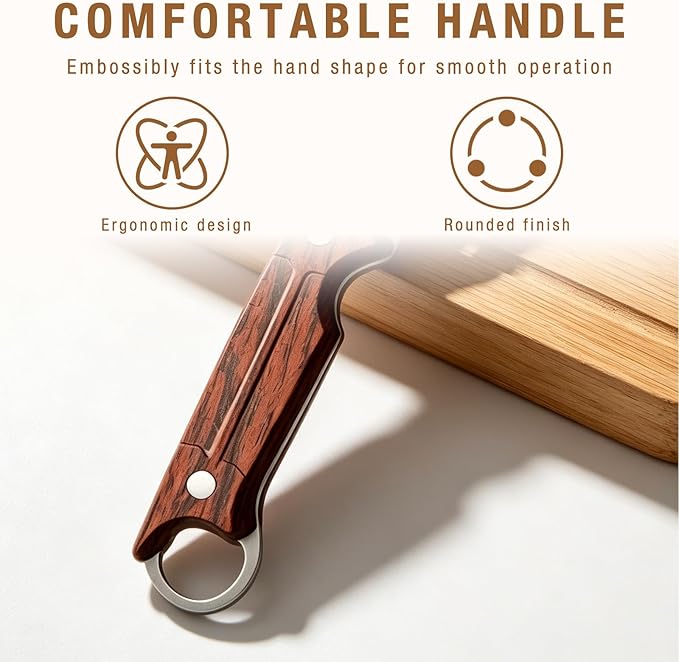 3-1 Multi-functional Vegetable Peeler, 2026 New Stainless Steel Peeler with Wooden Handle & Bottle Opener and Grater, Kitchen Tool Peeler for Peeling Fruits and Shredding Scallions