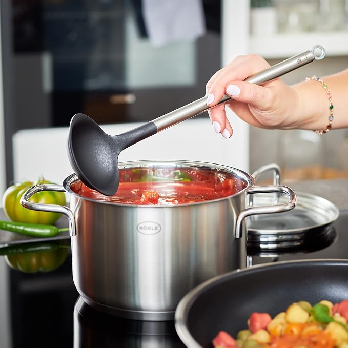 Rösle Basics Line Sauce Ladle with 11 in. Stainless Steel Handle