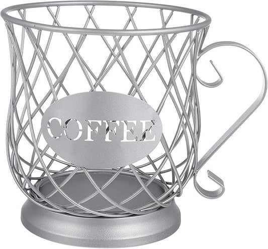 Zerodeko Cup Holder Coffee Storage Organizer Basket Container for Counter Coffee Bar
