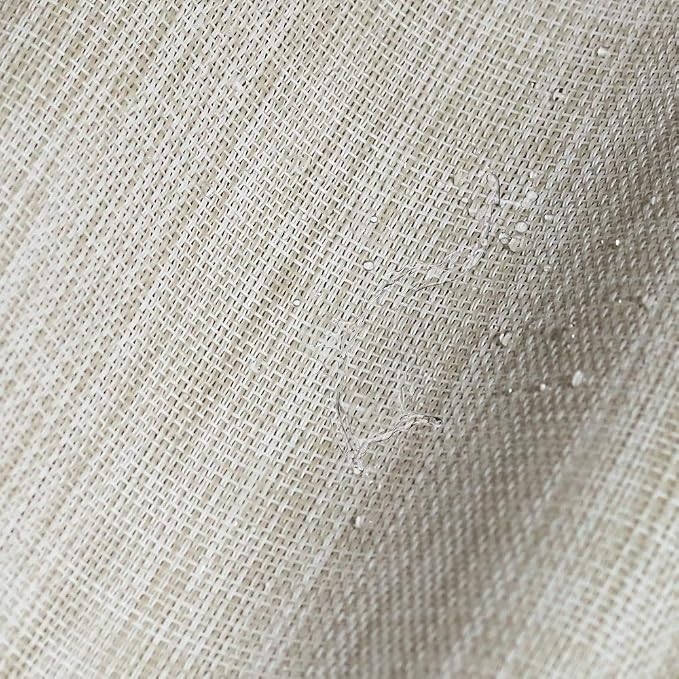 Table Mats Set of 4 Crossweave Woven Vinyl Placemats Heat Resistant Non-Slip Kitchen Placemats for Dining Table Washable Easy to Clean(White)