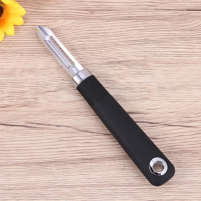 Cabilock Multifunctional Stainless Steel Peeling Knife - Non Swivel Vegetable Peeler for Carrots Potatoes Cucumbers and More
