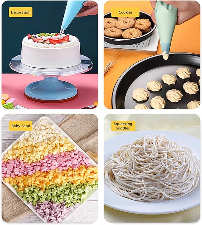 Disposable Small Piping Bags 8 inch 100pcs, Mini Piping Bags, Pastry Piping Bags for Cream Frosting, Icing Bags for Cake and Dessert Decorations Cake Decoration and Desserts