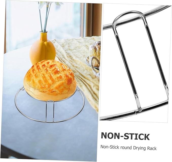 Cabilock Stainless Steel Cake Cooling Rack Baking Rack for Cakes for Cooling and Drying Easy to Clean and Space Saving Design