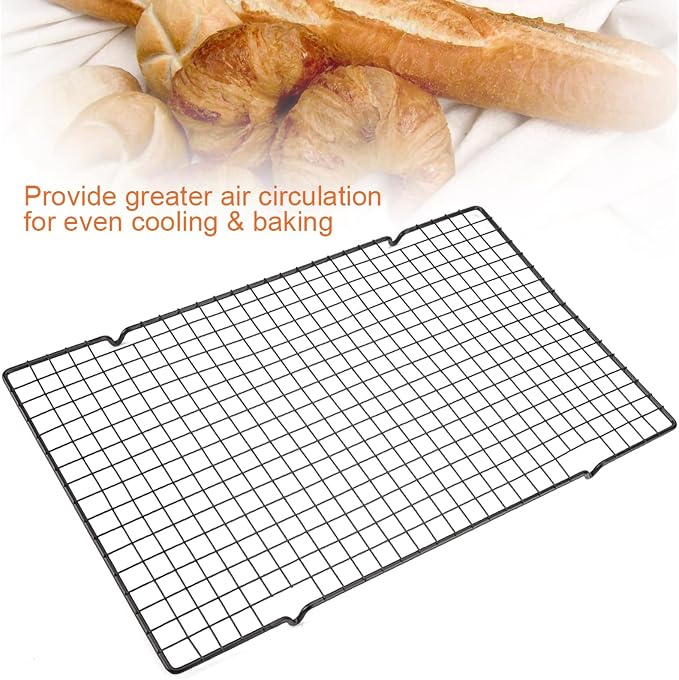 2PCS Cooling Rack, Baking Cooling Rack Cooling Rack Stainless Steel Cooling Racks for Cooking and Baking Wire Rack for Cooking