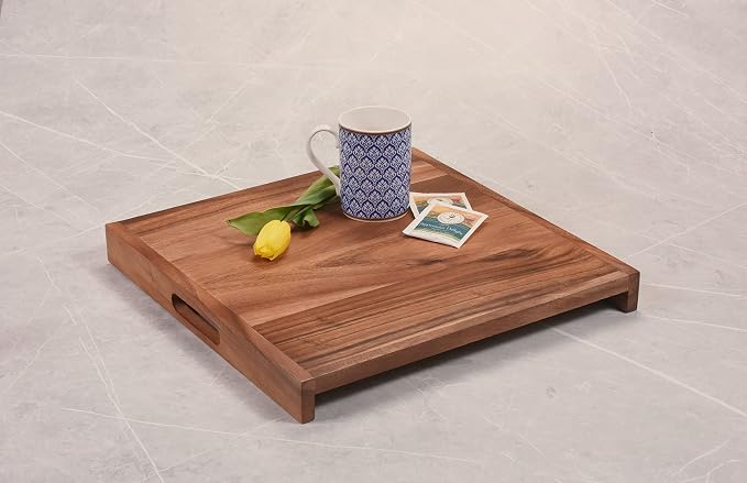 Kalmar Home Serving Tray - Solid Bottom - Square