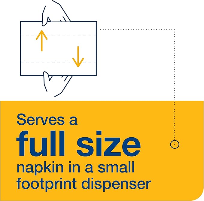 Tork Xpressnap Fit Counter Top Napkin Dispenser Starter Pack – 800743 – N14 Dispenser for Restaurants Include 2 x 120, 2-Ply, Natural Napkin Refill Packs