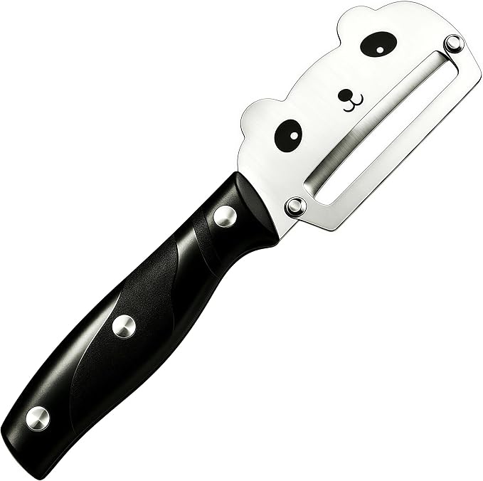 Maxjoy Vegetable Peeler, Potato Fruit Veggie Kitchen Peeler - Sharp Stainless Steel Multifunctional Peeler for Apple Carrot Food Prep
