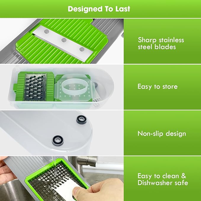 LHS Manual Food Processor Large Vegetable Chopper, 1003ML Pull String Chopper Garlic Mincer Onion Cutter for Veggies,Salad,Fruits, Nuts, BPA Free, WHITE