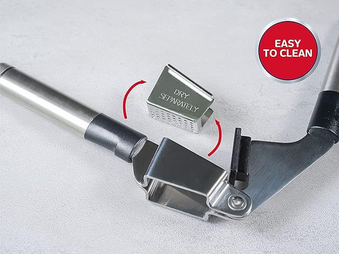 Leifheit Proline Garlic Press, Silver/Black
