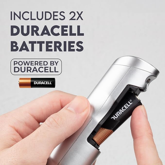 Zulay Kitchen Powerful Frother Wand AA Batteries Included, Ultra Fast Handheld Drink Mixer, Comfort Milk Frother, Stainless Steel Whisker, Frother Handheld for Coffee, Protein & Matcha - Frothmate 2.0