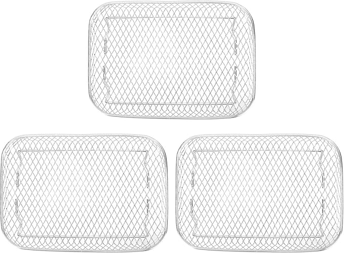 3 Layer Fryer Grilling Rack, Stainless Steel Stackable Cooling Rack for Baking Cooking Grilling