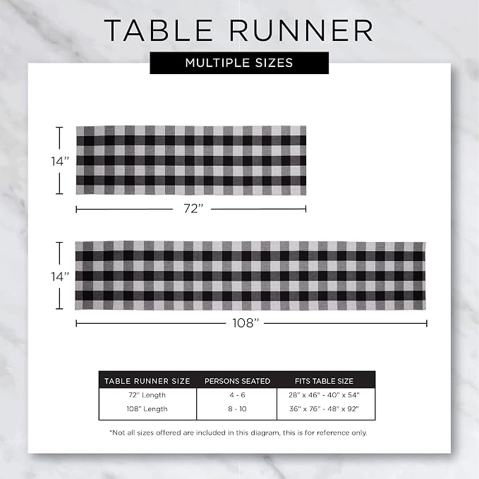 DII Variegated Tabletop Collection, Table Runner3x108, Off-White