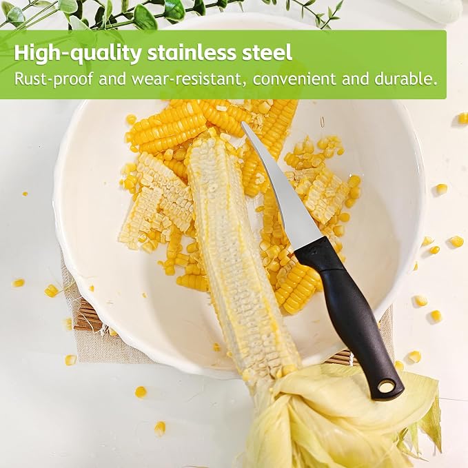 Corn Peeler,Corn Stripper Tool,Corn knife for corn removal,Corn Cutter,Corn Peeling Knife,Corn Scraper,Quick Corn Grain removal, Kitchen Multifunctional Knife（1Pcs）