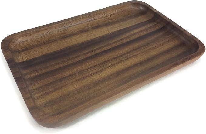 6 x 9 Inch Food Tray Wooden Utensil Raintree Wood Serving Tray Serving Bowl Restaurant Wooden Handcraft Serving