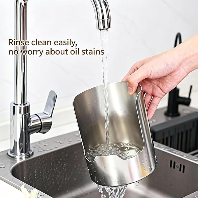 Multi-Functional Kitchen Utensil Holder, Stainless Steel Countertop Organizer for Pot Lids, Ladles, Spatulas, Cutting Boards, Space-Saving Vertical Tool Rack for Cooking Utensils (1PC)