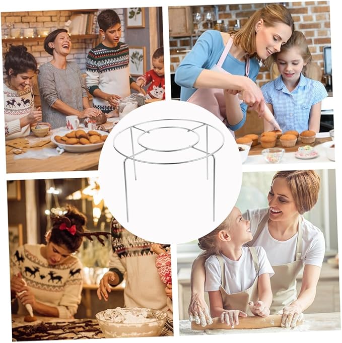 Stainless Steel Small Cooling Rack for Baking and Cooling Cakes Sturdy Wire Design for Proper Air Circulation for Cakes and Breads