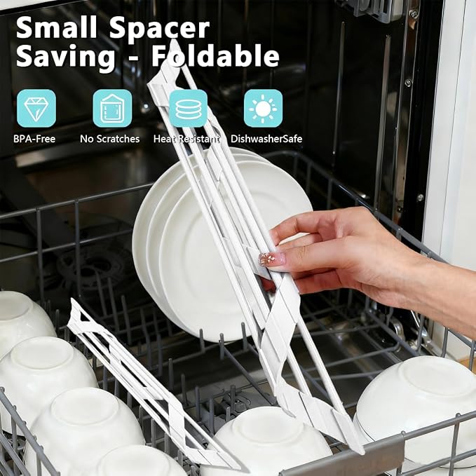 Credon Triangle Roll Up Dish Drying Rack, Foldable Anti-Slip Kitchen Sink Drainer Organizer, Silicone Coated Stainless Steel Frame, Multipurpose Over Sink Corner Caddy for Space Saving (White)