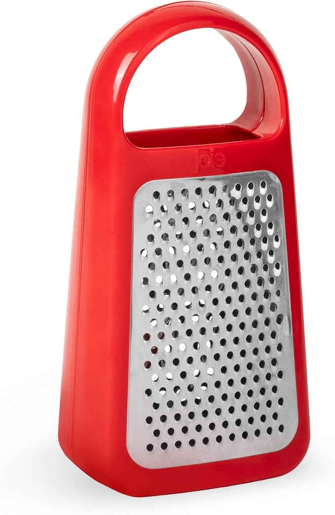 Joie Tower Grater, Double Sided, Stainless Steel, Dishwasher Safe, BPA Free, Kitchen Tool, 1 Count