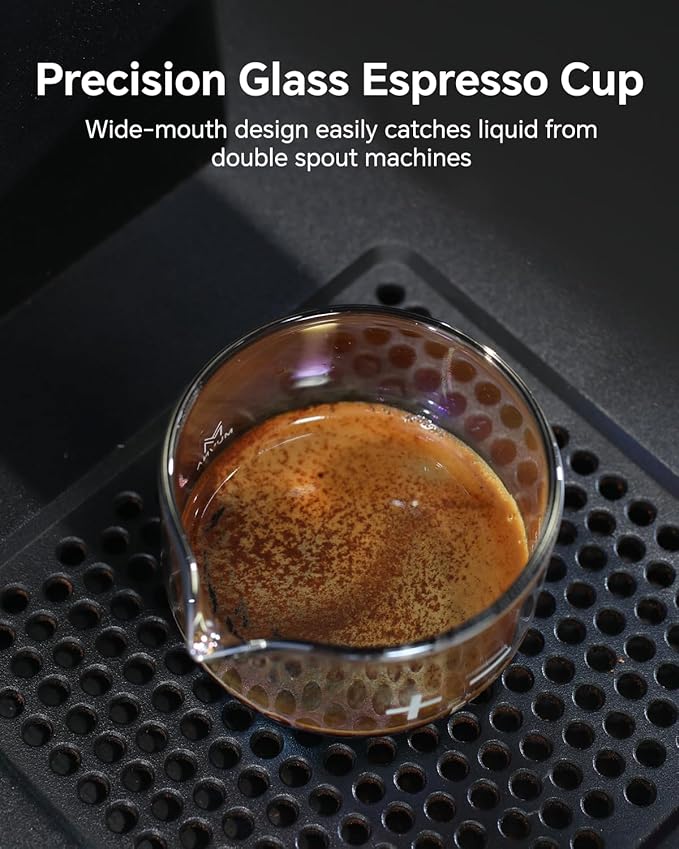 Espresso Measuring Cup - Barista Glass Measuring Cup for Coffee Easy Pouring V-Shaped Spout Espresso Shot for Coffee Machine, Colorful 1 Pack