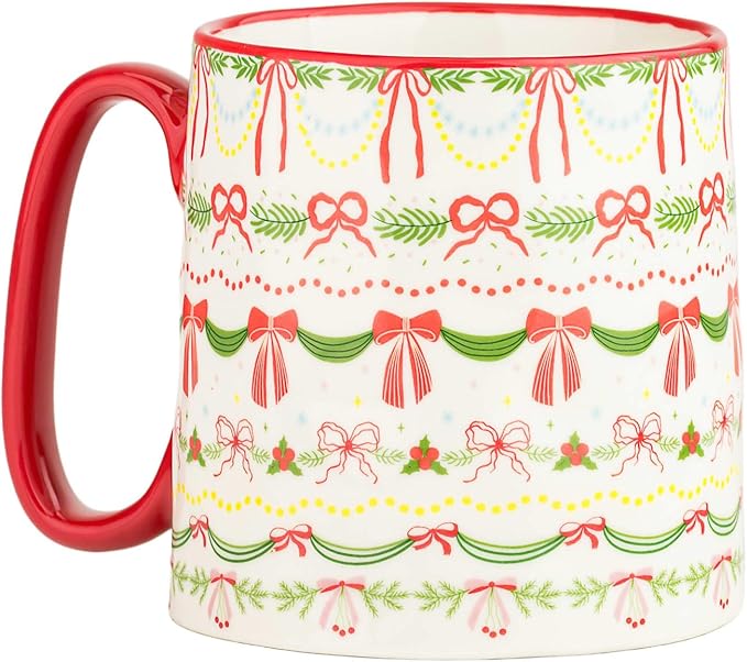 10 Strawberry Street Bella Mug Garland, Set of 4