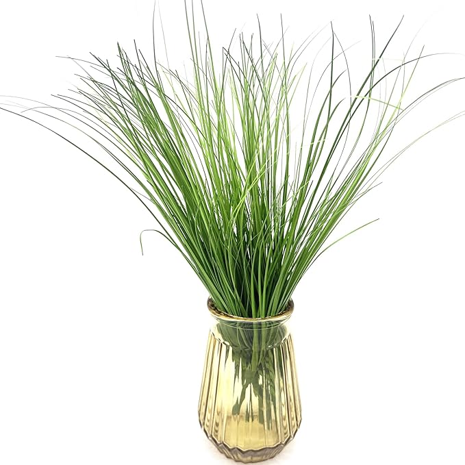 CATTREE Artificial Wheat Grass Shrubs, Fake Plants Faux Greenery Plastic Bushes Tall Stems for Outdoor Indoor Wedding Christmas Decor Office Yard Table Arrangements Planter Filler Decoration 8 Pack