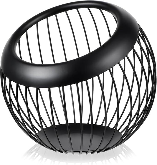 Kifmurase Coffee Pod Holders for Counter, Large Capacity Metal KCups Espresso Pod Keuring Kcup Storage Capsure Baskets, Coffee Bar Organizer Espresso Capsule Storage Bar Station Accessories (Black)