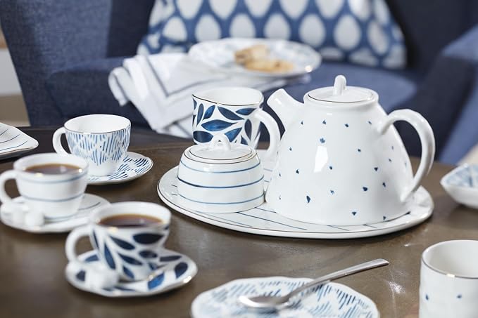 Lenox 893764 Blue Bay 9-Piece Tea Set