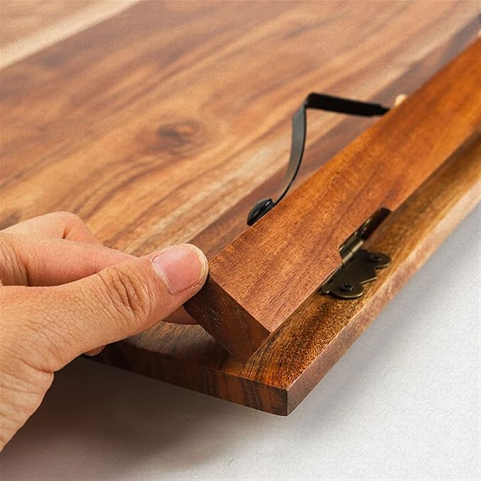 Book Stand Book Holder Tray Wooden Simple Reading Rack Book Holder Practical Small Bookshelf Multi-Function Desktop Music Shelf Cookbook Stand for Kitchen (Size : M)