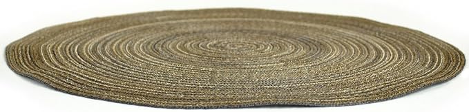 DII Tabletop Collection, Variegated Round Placemat, Round, 15" Diameter, Brown, 6 Piece