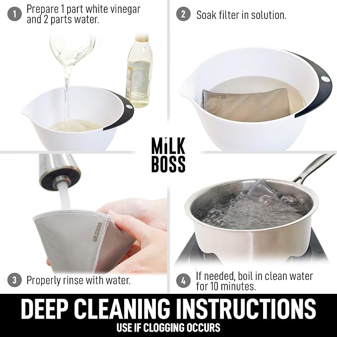 Milk Boss Pour Over Coffee Filter - Permanent Paperless Stainless Steel Reusable Coffee Filter - Flexible Fine Mesh Coffee Filter Reusable For Hario, Chemex, Ovalware, and Other Carafes (Filter #1)