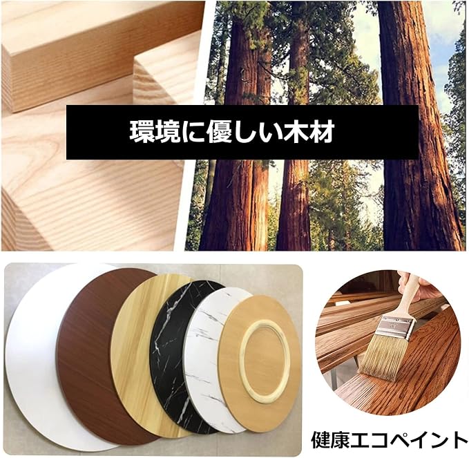 Large Round Turntable Lazy Susan Wooden Turntable Serving Plate - For Kitchen Dinner Table Tabletop Serving Tray, Ø20in 28in 35in 39in, 360° Rotating Turntable For Round Table (Color : Wood, Size :
